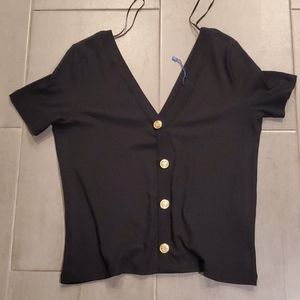 Zara V Neck Blouse